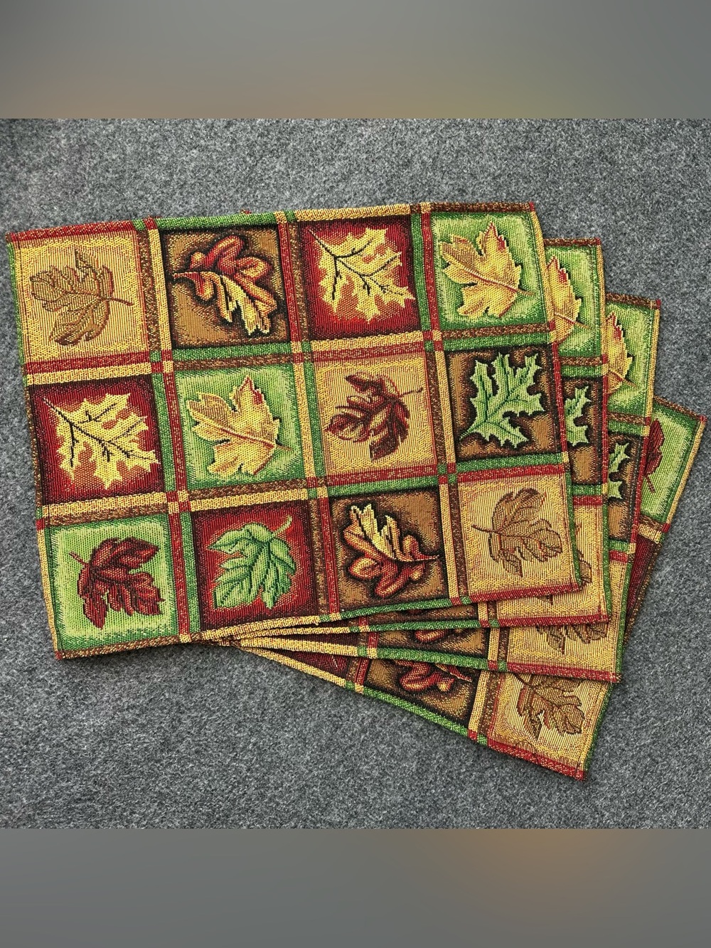 Autumn Leaf Tapestry Placemats
